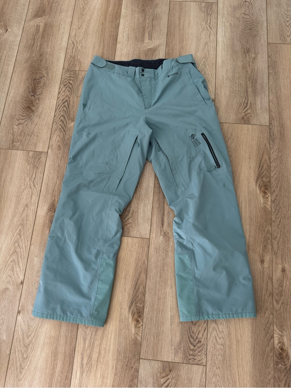 Mountain Hardwear Women’s Gore-Tex RECCO Teal Snow/Ski Pants XL